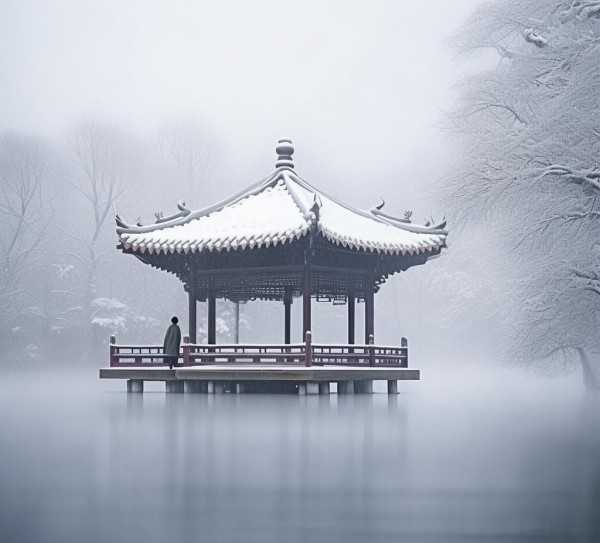 湖心亭看雪原文精解与意境深度解读
