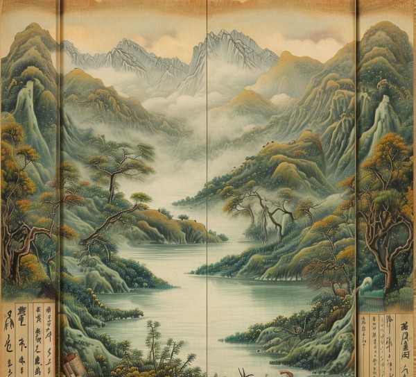 石渠记古文山水哲理探析,石渠记原文解析与翻译，古文中的山水画卷与哲理沉思,自然,第1张